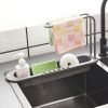 1pc Telescopic Sink Rack Over Sink Holder Organizer Rack Sponge Storage Drain Basket Dish Cloth Hanger For Home Kitchen