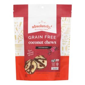 Absolutely Gluten Free Chews - Coconut - Cranberry - Gluten Free - Case Of 12 - 5 Oz