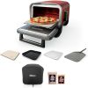 OO101 Woodfire 8-in-1 Outdoor Oven, Pizza Oven, 700¬∞F, BBQ Smoker, Portable, Electric