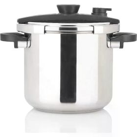 Zavor EZLock Stove Top Pressure Cooker 10 Quart - Canning Ready, Stainless Steel, Multi Pressure Levels, Easy Locking