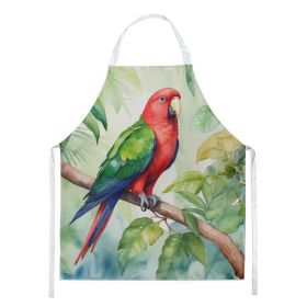 Eclectus Parrot Apron Cooking Kitchen Server Baking Crafts Gardening for Adult Women Men, Unisex, Large, Multicolor