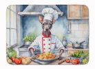 American Hairless Terrier The Chef Memory Foam Kitchen Mat Machine Washable Anti-Fatigue Mat Cushion Comfort Bath Mat or Kitchen Rug