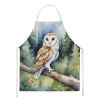 Barn Owl Apron Cooking Kitchen Server Baking Crafts Gardening for Adult Women Men, Unisex, Large, Multicolor