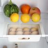 2pcs Kitchen Refrigerator Freshness Storage Boxes; 12 Grids Egg Storage Boxes; Multifunctional Drawer Type Food Divided Storage Boxes