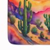 Cactus in Color Memory Foam Kitchen Mat Machine Washable Anti-Fatigue Mat Cushion Comfort Bath Mat or Kitchen Rug