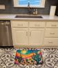 Cactus in Color Memory Foam Kitchen Mat Machine Washable Anti-Fatigue Mat Cushion Comfort Bath Mat or Kitchen Rug