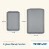 Farberware GoldenBake Bakeware Nonstick Sheet Pan Set, 2-Piece, Gray