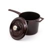 LAVA Premium Round Cast Iron Saucepan 7in / 18 cm