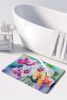 Orchids in Watercolor Memory Foam Kitchen Mat Machine Washable Anti-Fatigue Mat Cushion Comfort Bath Mat or Kitchen Rug