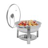 5 Qt Chafing Dish Buffet Set, Stainless Steel Round Chafers and Buffet Warmers Sets, Round Chafing Dish