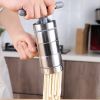 1pc Manual Noodle Press Machine; Noodle Machine Stainless Steel Household; Multiple Modes For Selection 7in*2.3in